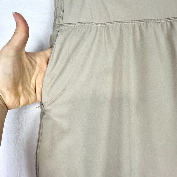 Lululemon Sun Setter High Rise Jogger Size 12 Full Length Trench Tan Luxtreme - Picture 3 of 5